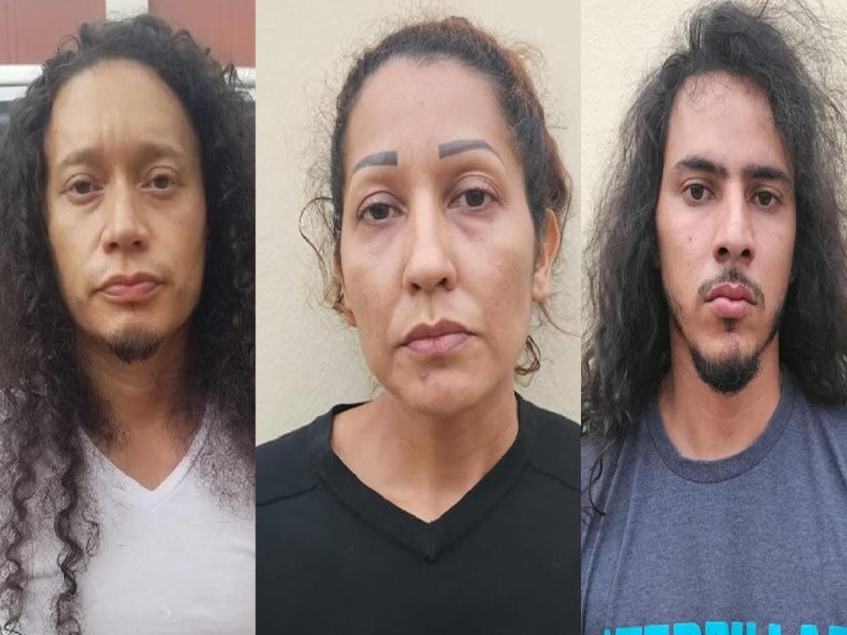 Personas capturadas, sospechosas del secuestro del niño.