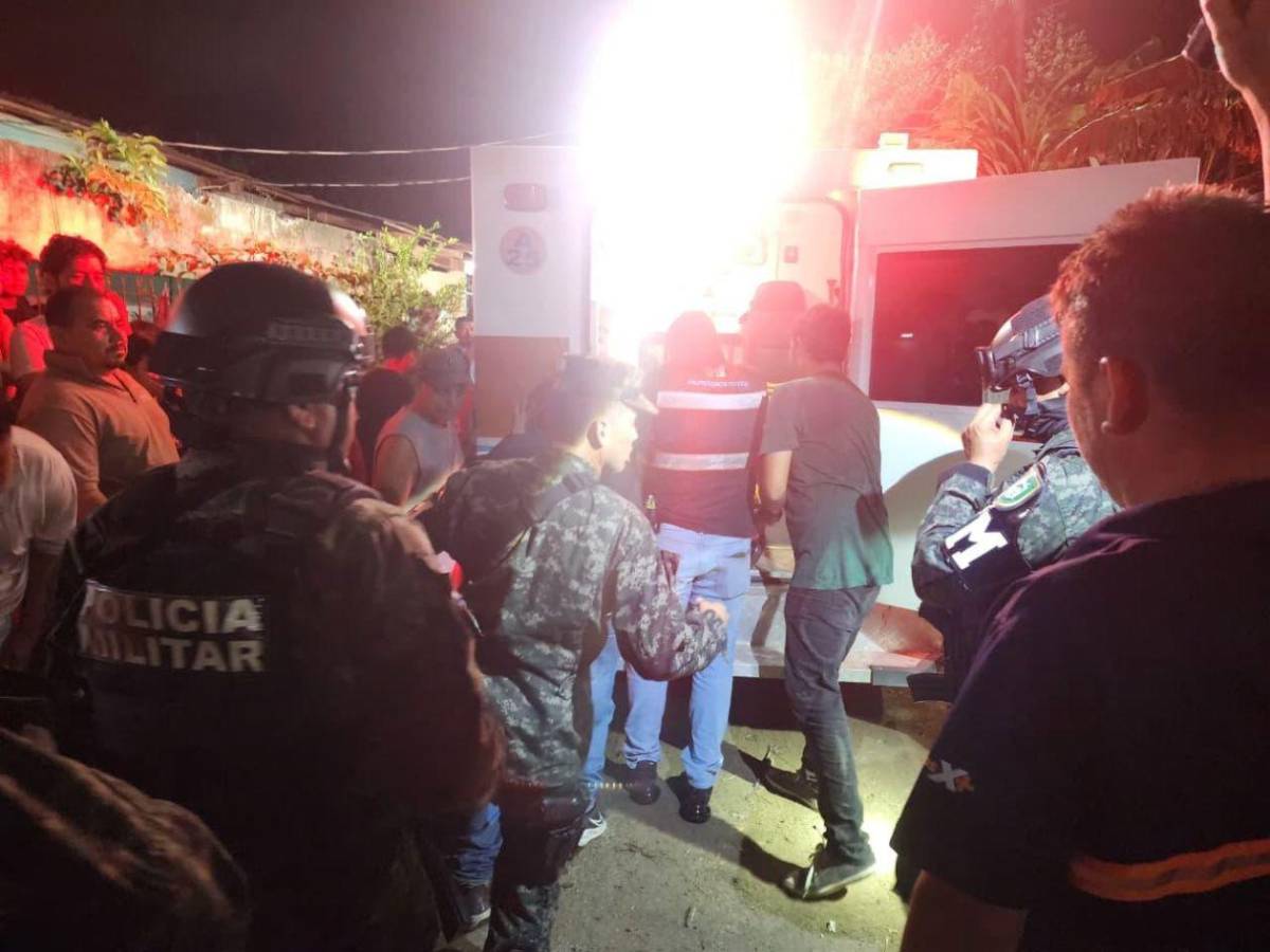 Tragedia en Chamelecón: Las  imágenes de la explosión de pólvora que dejó un muerto y dos heridos