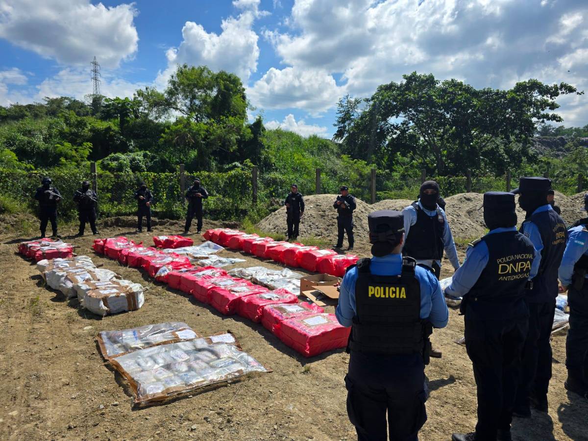 Destruyen cargamento de droga en el Crematorio de Puerto Cortés