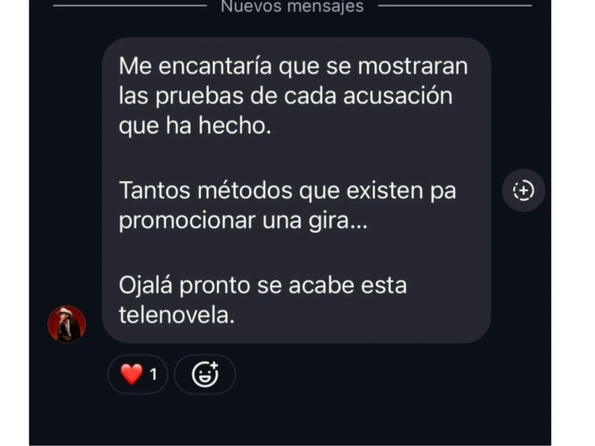 Christian Nodal tacha de mentirosa a Cazzu y exige justicia