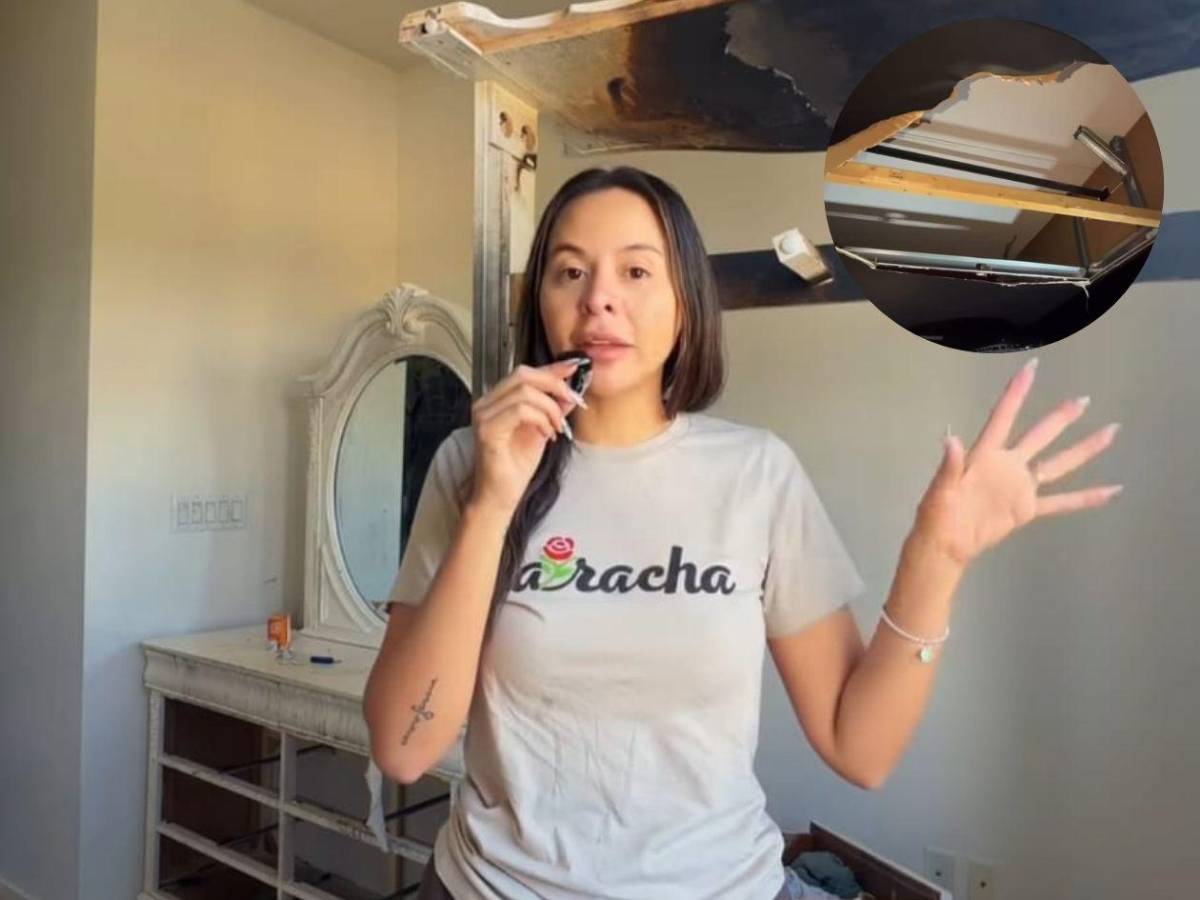 Ana Alvarado y Jorge Cordero sufren terrible incendio en su casa