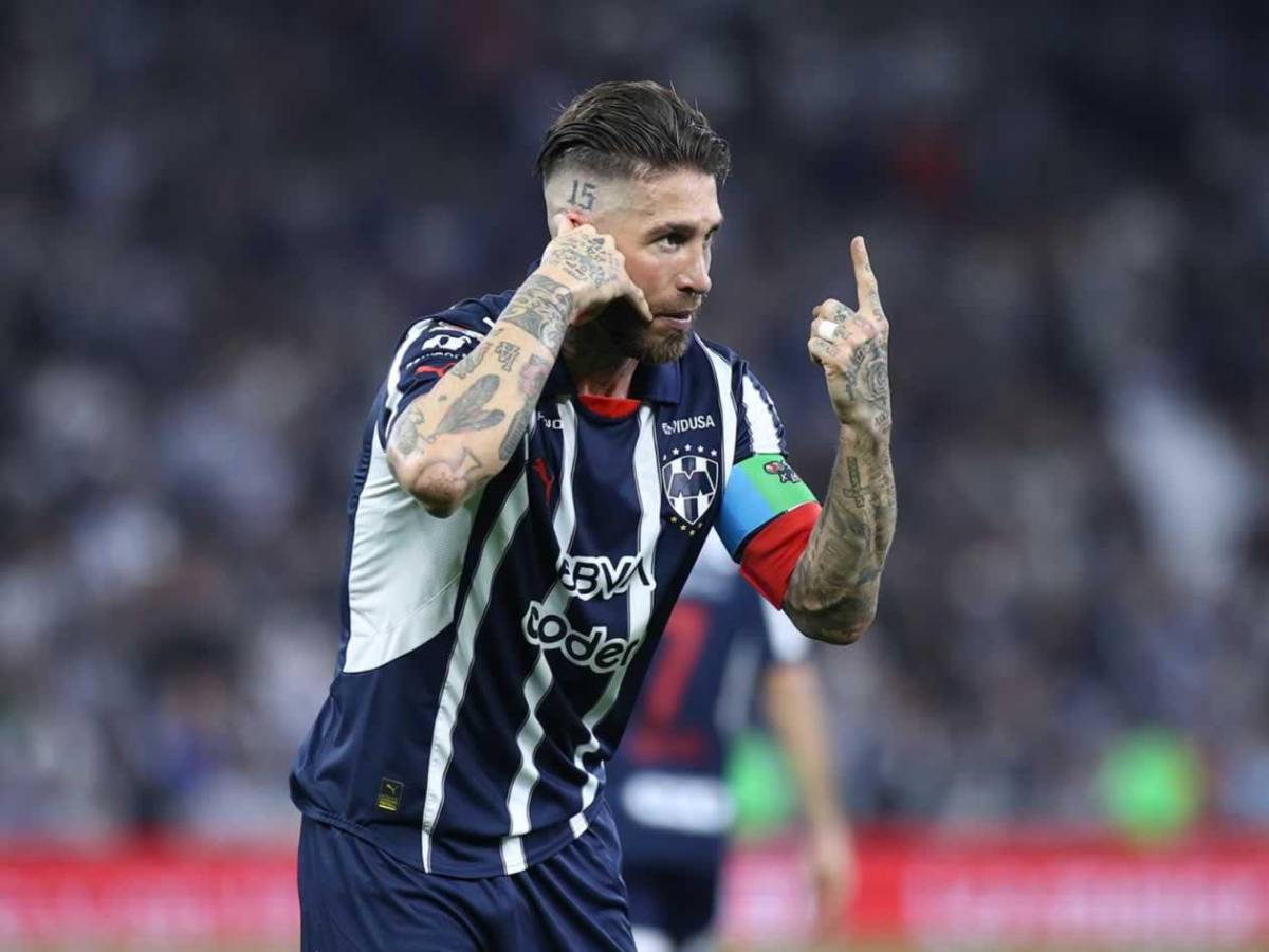 Sergio Ramos se luce: primer gol con Monterrey y su curioso festejo