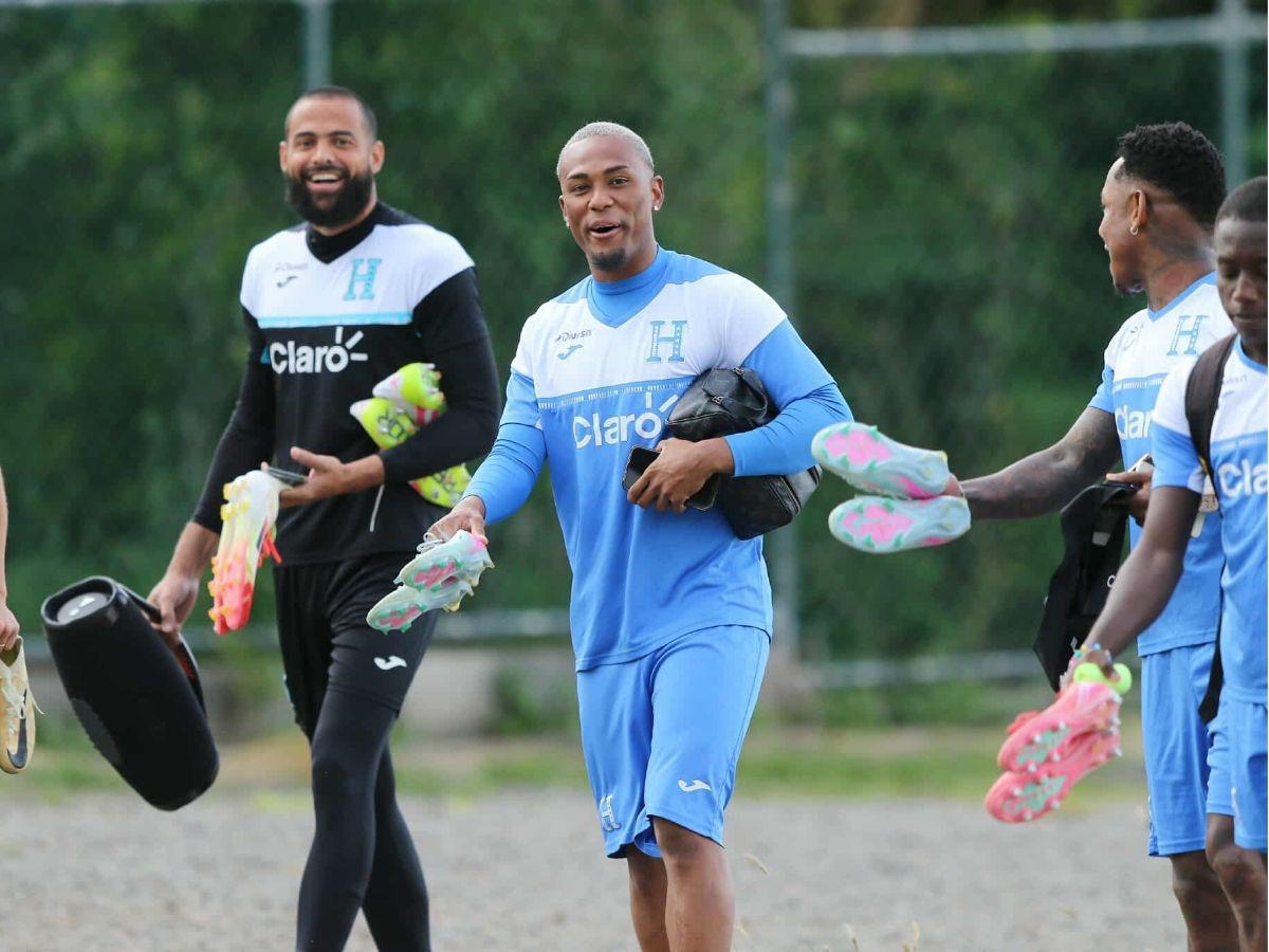 Último entreno de Honduras: bebé enamoró a Vega y Rueda; Edrick puso el ambiente
