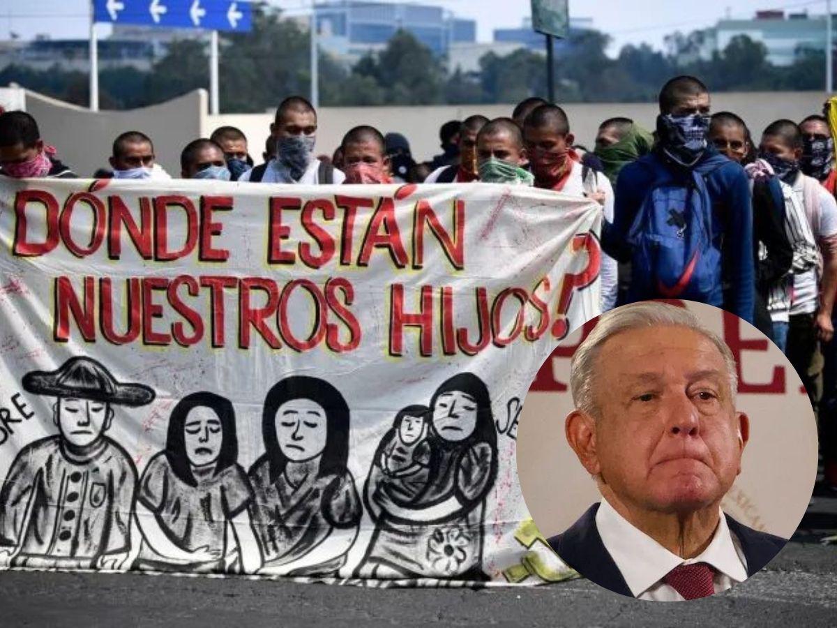 AMLO afirma haber hecho ‘’todo’’ lo posible por los 43 estudiantes desaparecidos