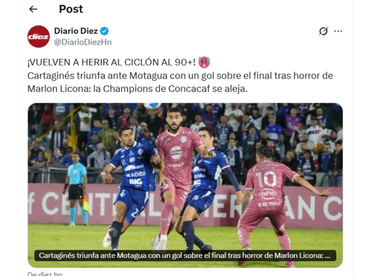 ¿Robo? Enfado e indignación por culpa del Motagua; señalan a dos culpables