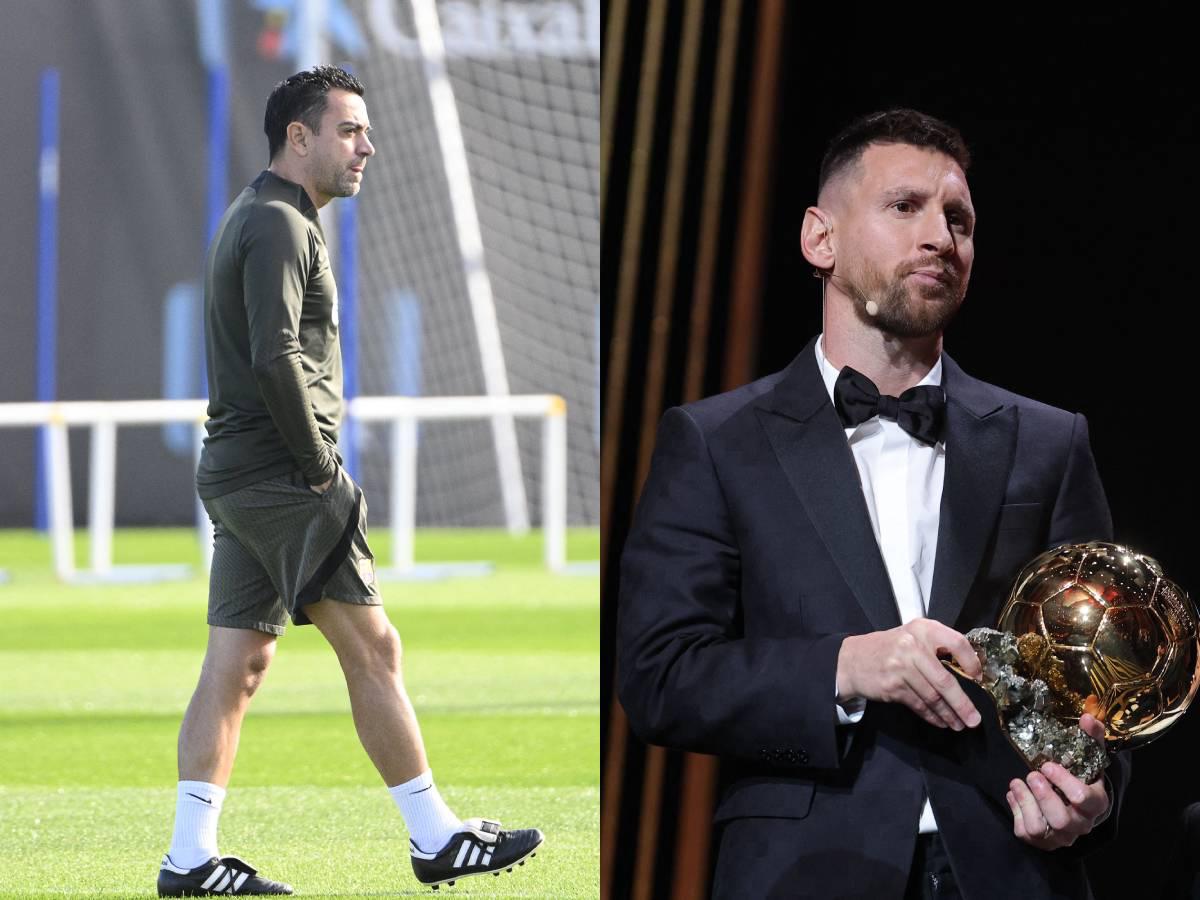 Xavi reacciona al Balón de Oro a Messi y recuerda el Clásico