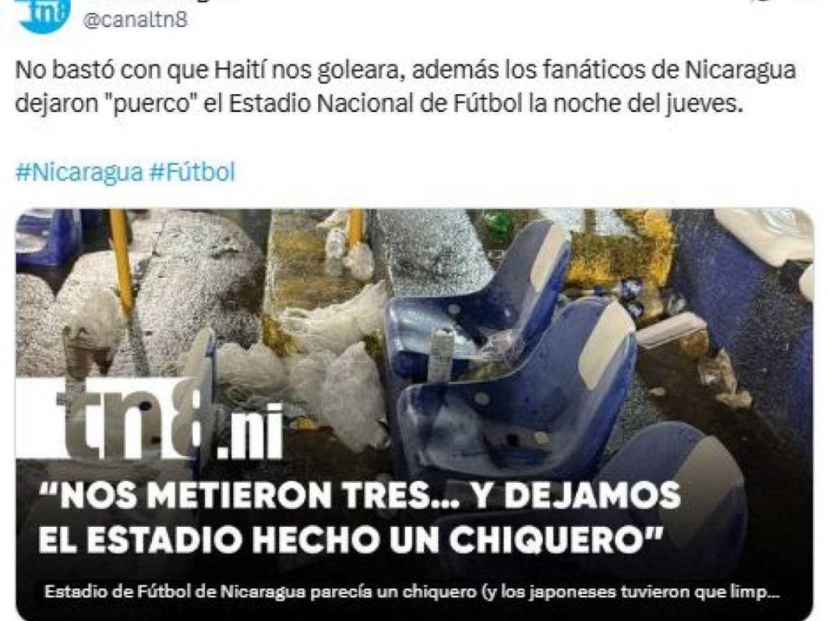 Hinchas japoneses dan lección de cultura tras partido entre Nicaragua y Haití