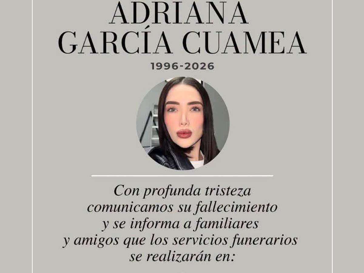 Muere la empresaria Adriana García mientras se sometía a una cirugía estética