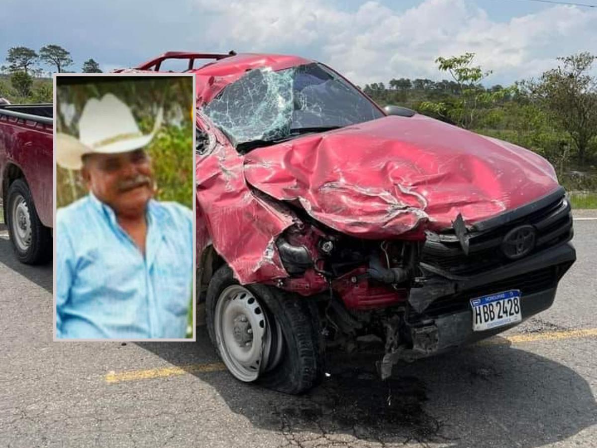 Conductor muere tras impactar contra carro en contravía en Lucerna, Ocotepeque