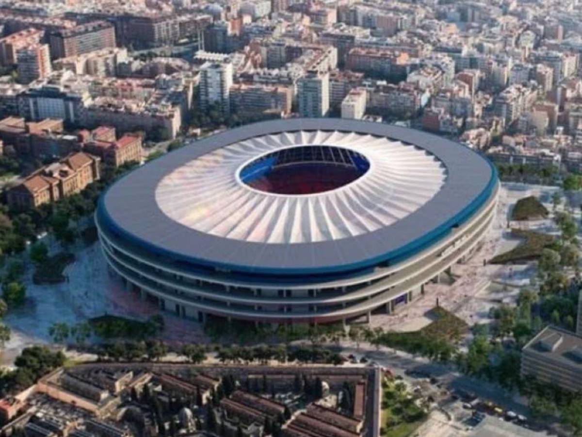 ¿Se inunda el nuevo Camp Nou? Circulan imágenes tras una fuerte tormenta