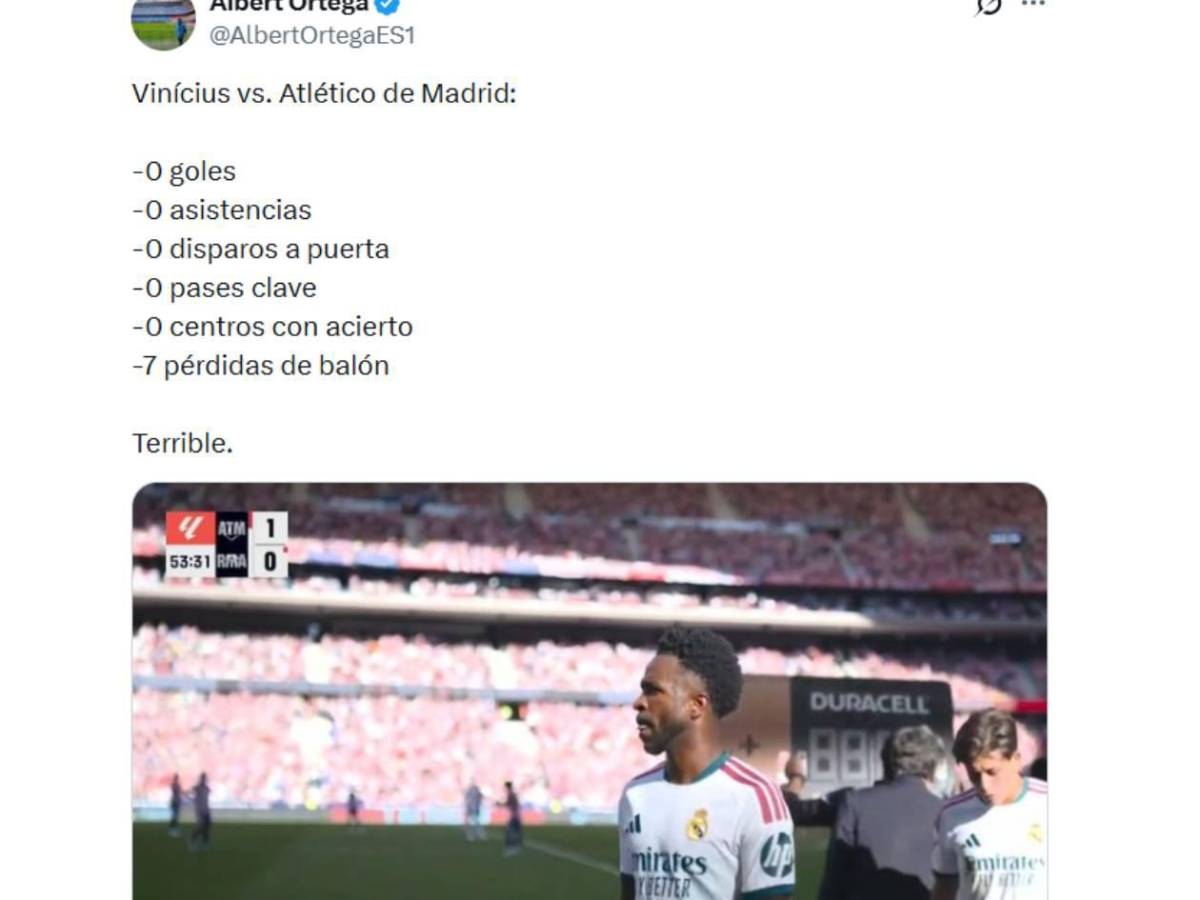 Explotan en Real Madrid, culpan al árbitro y dan golpe a Vinicius:Es una vergüenza
