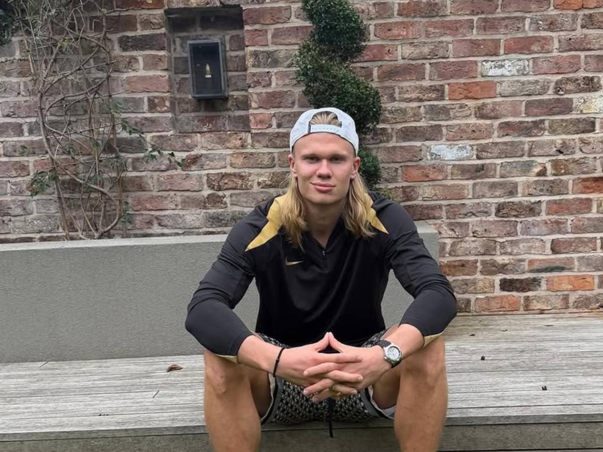 Haaland sorprende: Revela un detalle “vergonzoso” sobre su mujer