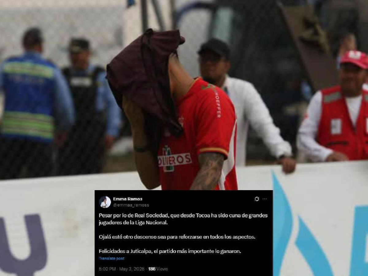 Prensa reacciona: esto dicen tras nuevo descenso de Real Sociedad en Honduras