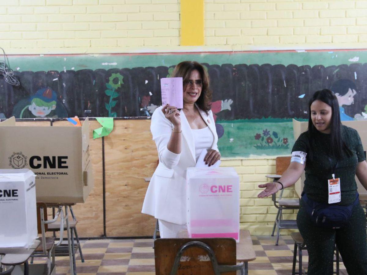 ¿Aceptará Rixi Moncada los resultados del Trep? Esto dijo al votar