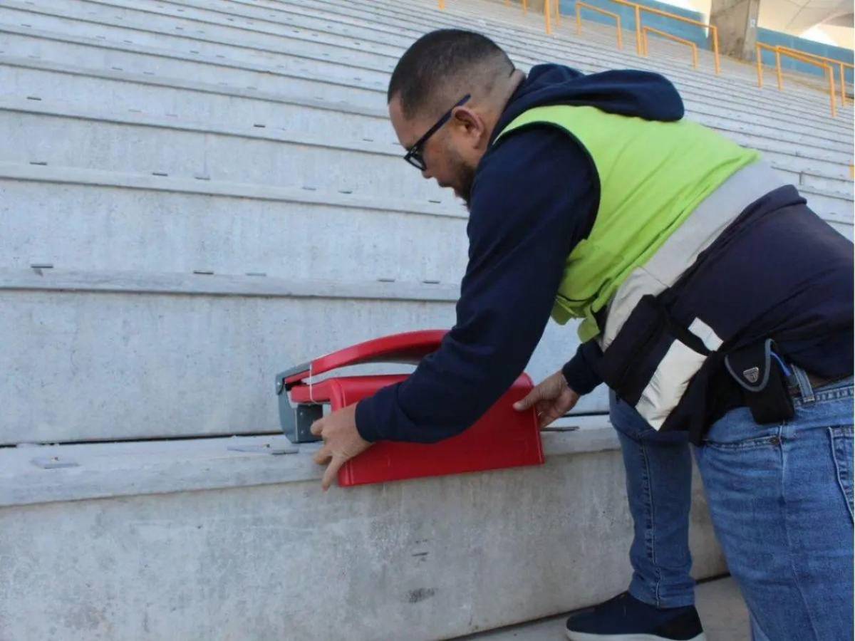 Así luce el Estadio Nacional con la instalación de sus nuevas butacas