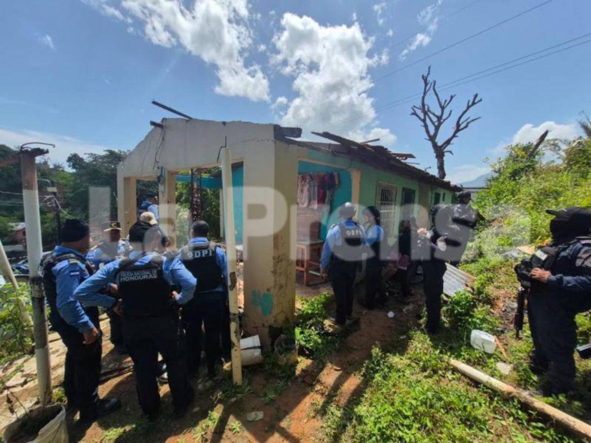 La casa loca por dentro: allí acabaron con la vida de cuatro primos en La Ceiba