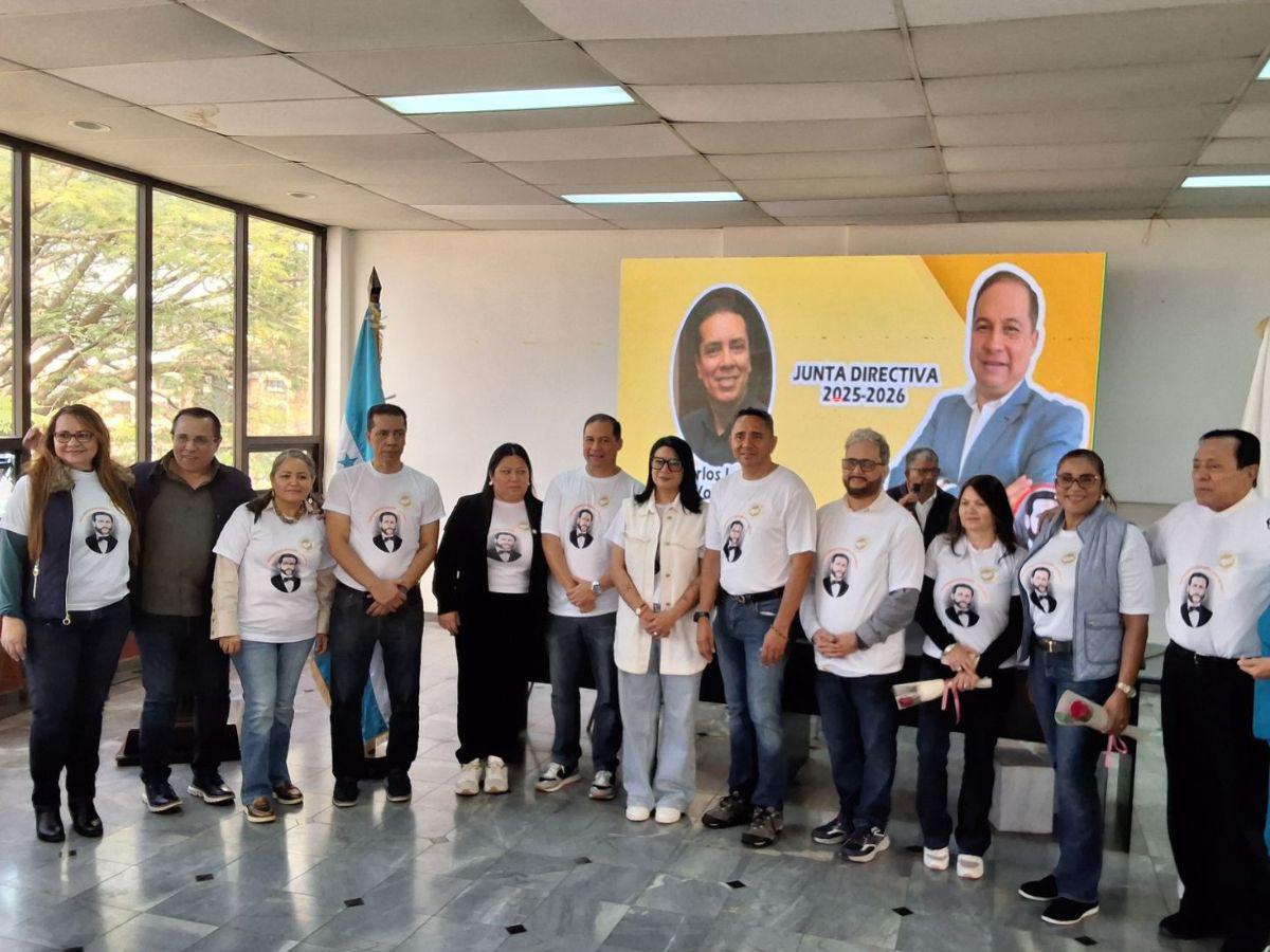 Junta directiva del Colegio de Periodistas.