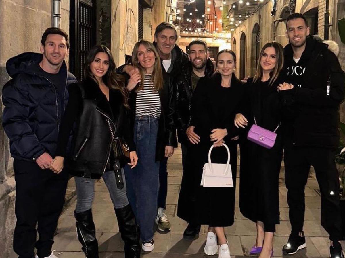 Cumbre de Messi en Barcelona cenando con Busquets y Jordi Alba