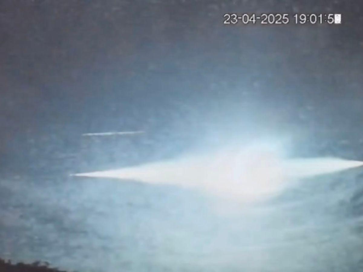 Así se vivió el momento en el que un meteorito cayó en Brasil