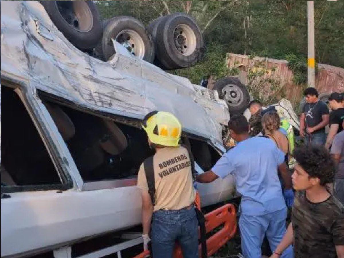 Salieron juntas y no regresaron: madre e hija entre las víctimas del choque en Quimistán