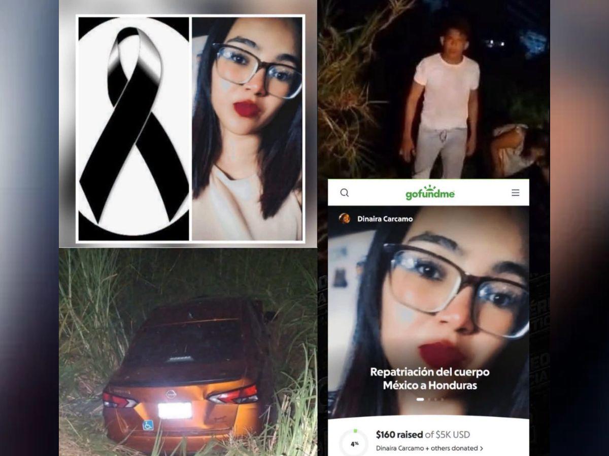 Joven hondureña pierde la vida en México tras brutal choque; sospechoso huyó del lugar