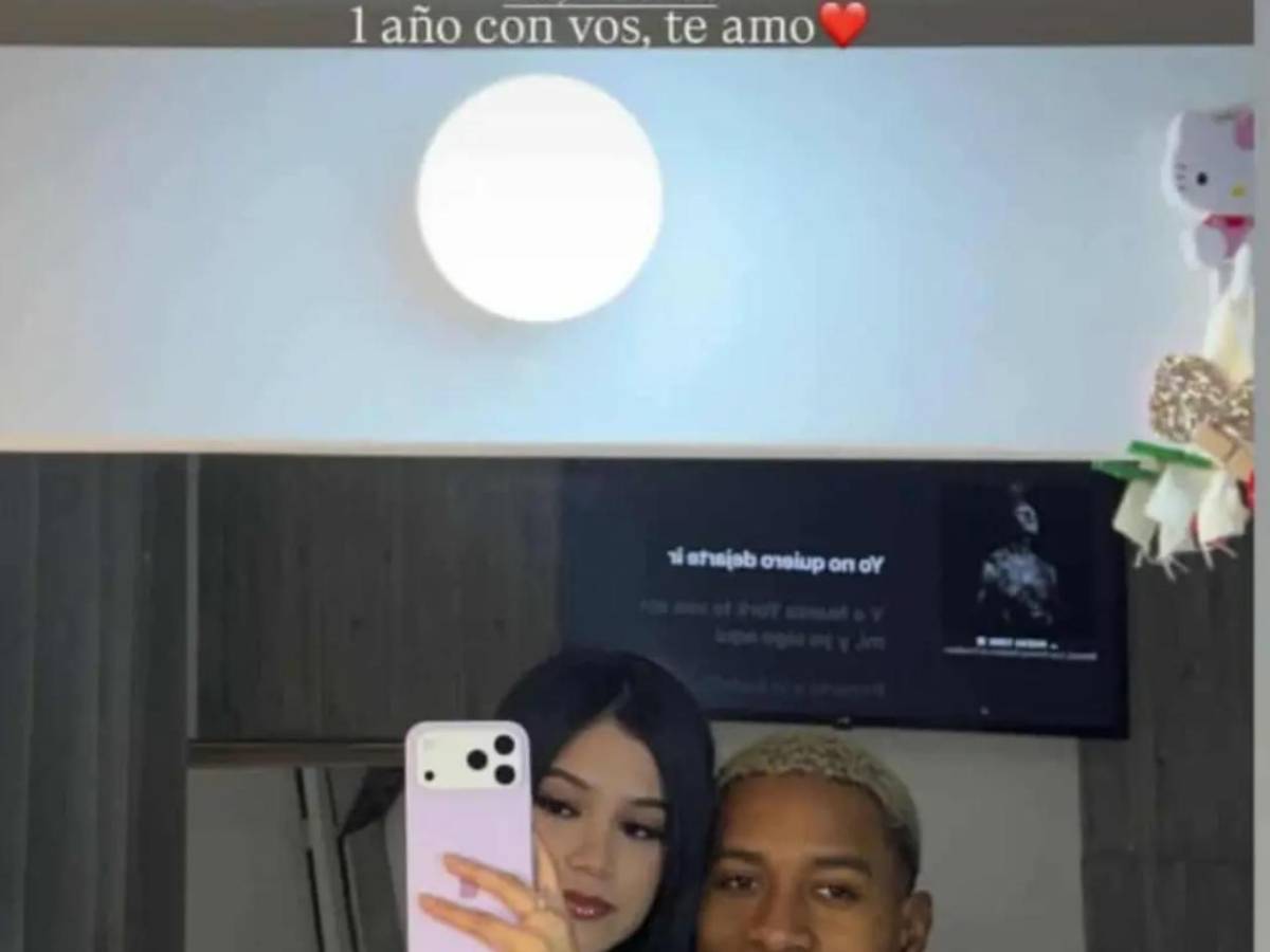 Joven anuncia final de noviazgo con futbolista hondureño: Se metió con otra