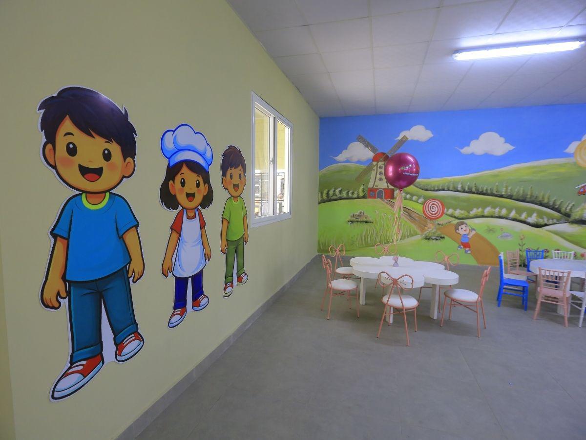 Así es el comedor infantil municipal de SPS que atiende ya a más de 100 niños