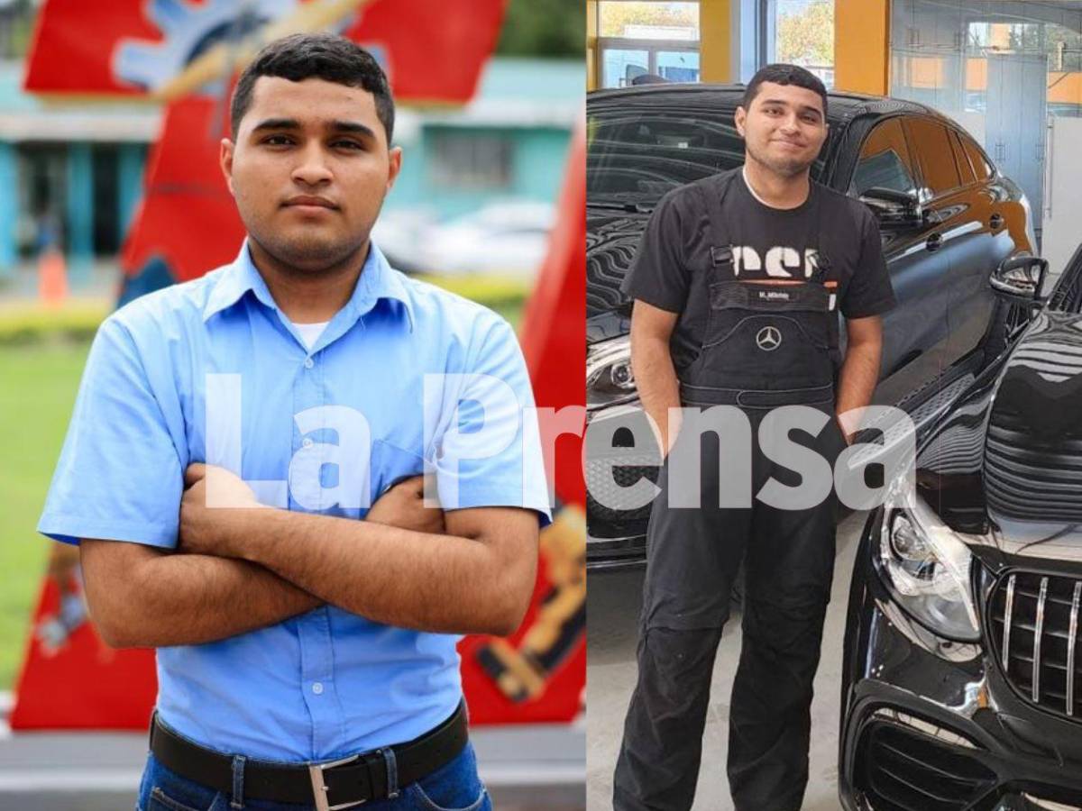 Brillante hondureño fue a hacer su práctica a Mercedes-Benz en Alemania y quedó contratado