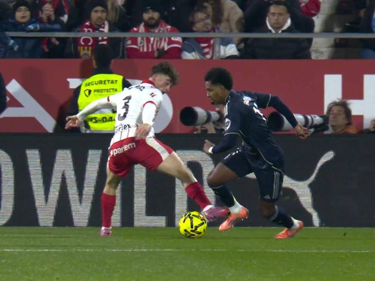 Sufrimiento del Real Madrid en Girona, enganchón de Mbappé y burla a Vinicius