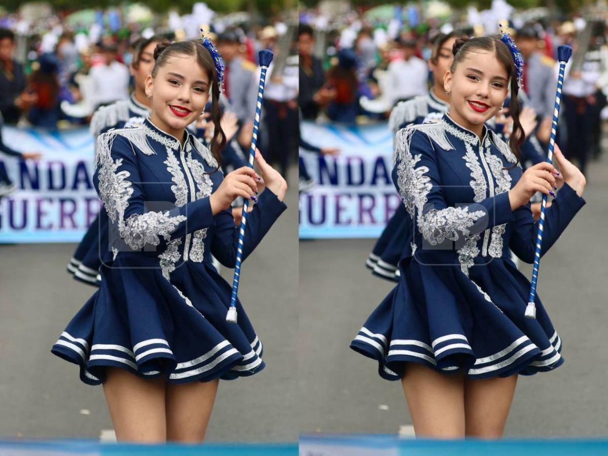 Robaron miradas: las palillonas más destacadas de los desfiles patrios en Honduras