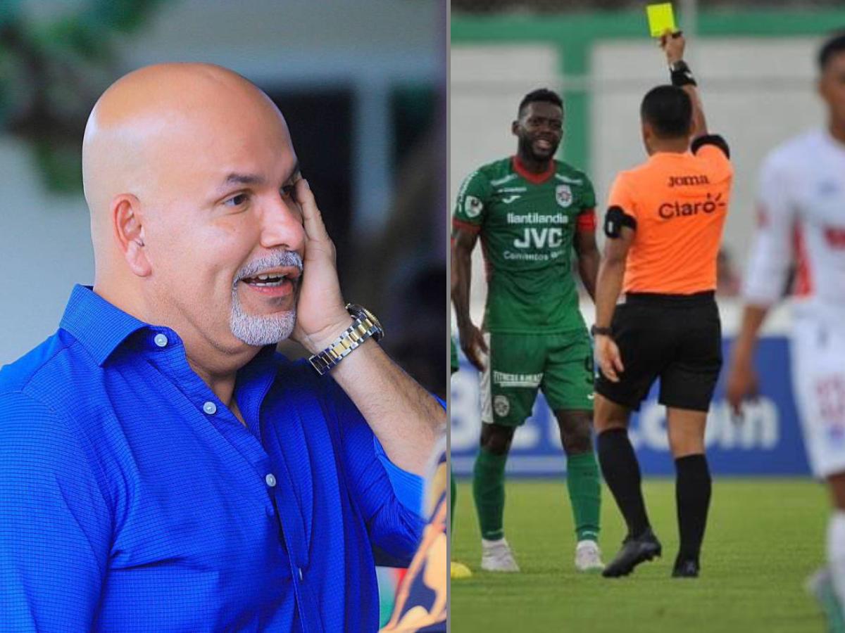 Orinson Amaya arremete contra el arbitraje del Olimpia-Marathón