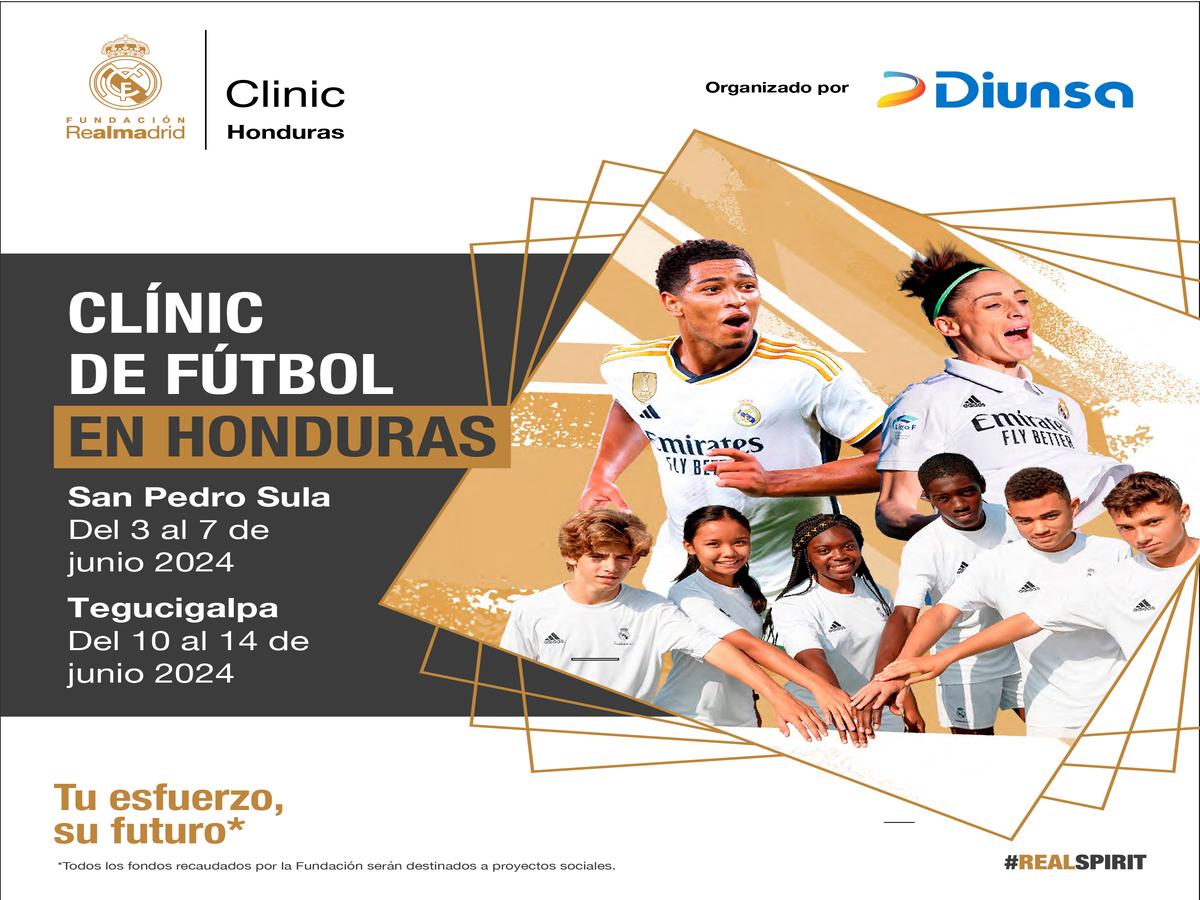 Diunsa trae los Clinics de la Fundación Real Madrid a Honduras