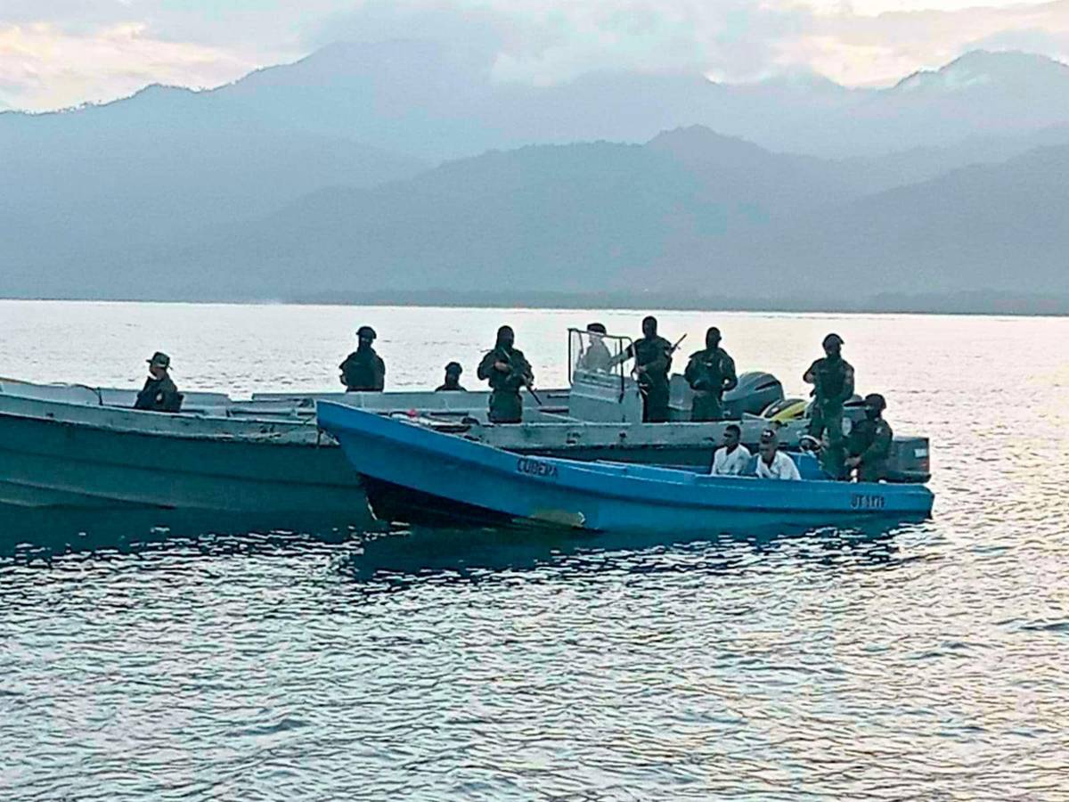 Cuatro detenidos con 10 kilos de cocaína en Gracias a Dios