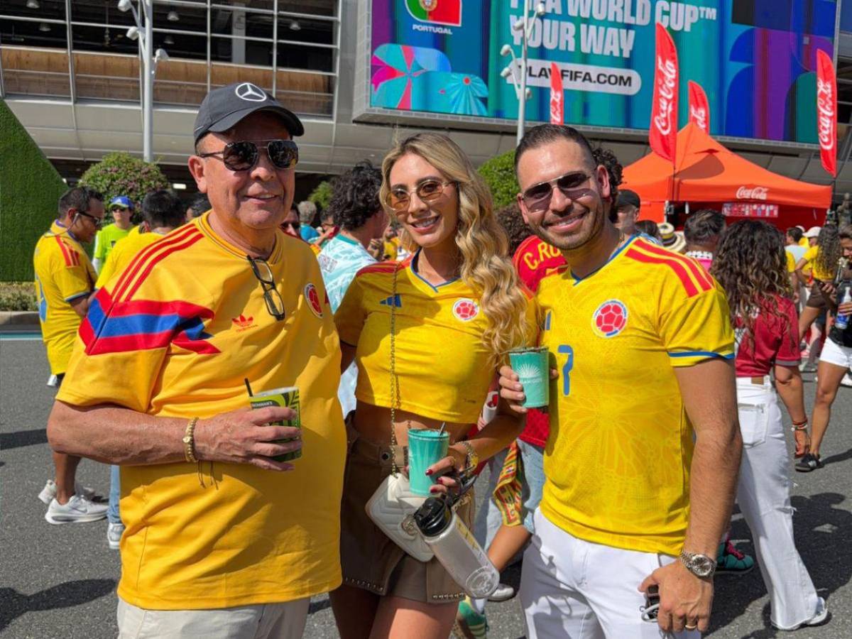 Hondureño causa revuelo en el Colombia-Portugal y bellas chicas enamoran