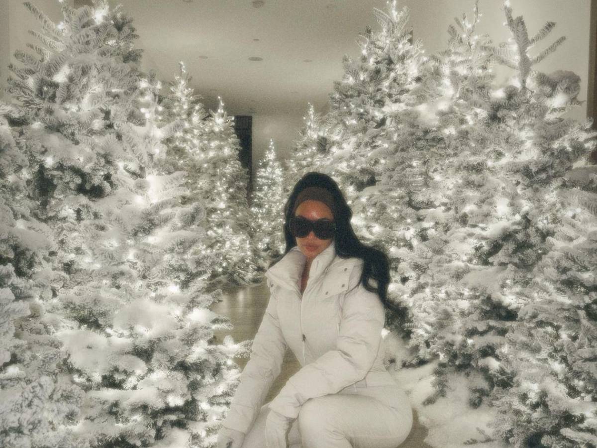 Así lucen los árboles navideños de los famosos