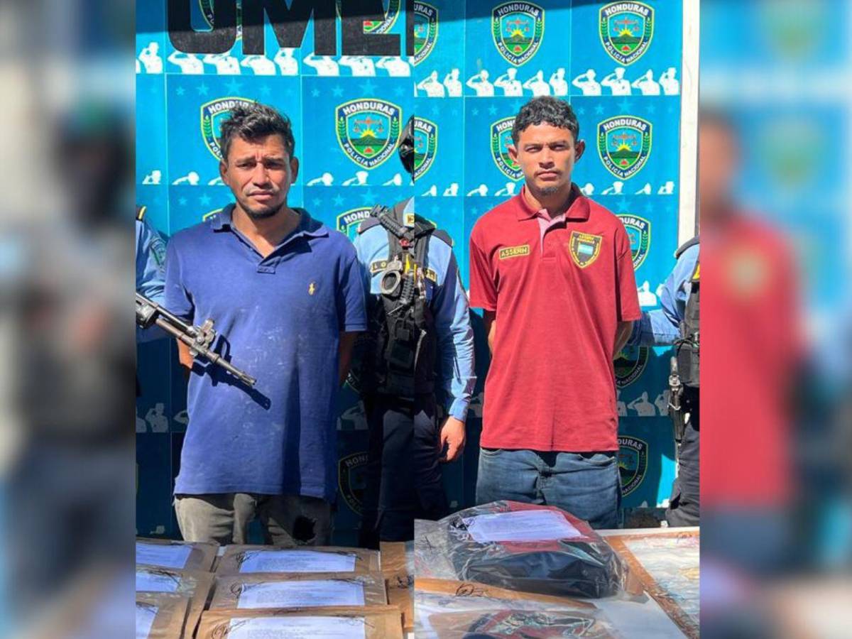 Tras una persecución, detienen a dos asaltantes en San Pedro Sula