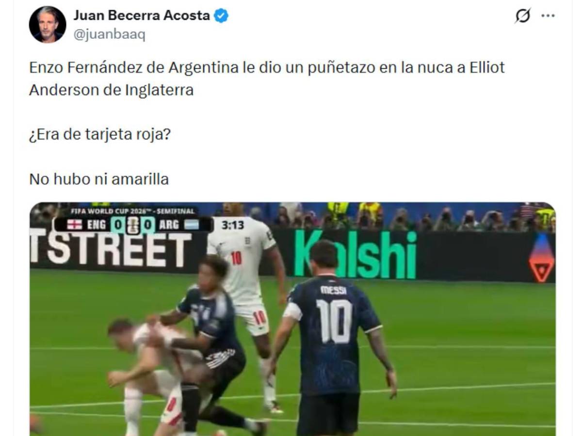 Indignación y denuncia de Inglaterra tras caer ante Argentina: Es una vergüenza