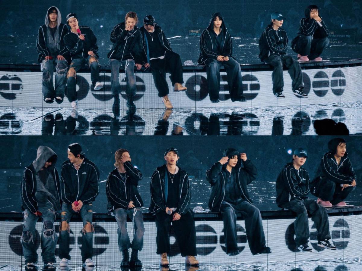 BTS inicia su gira mundial en Goyang bajo la lluvia