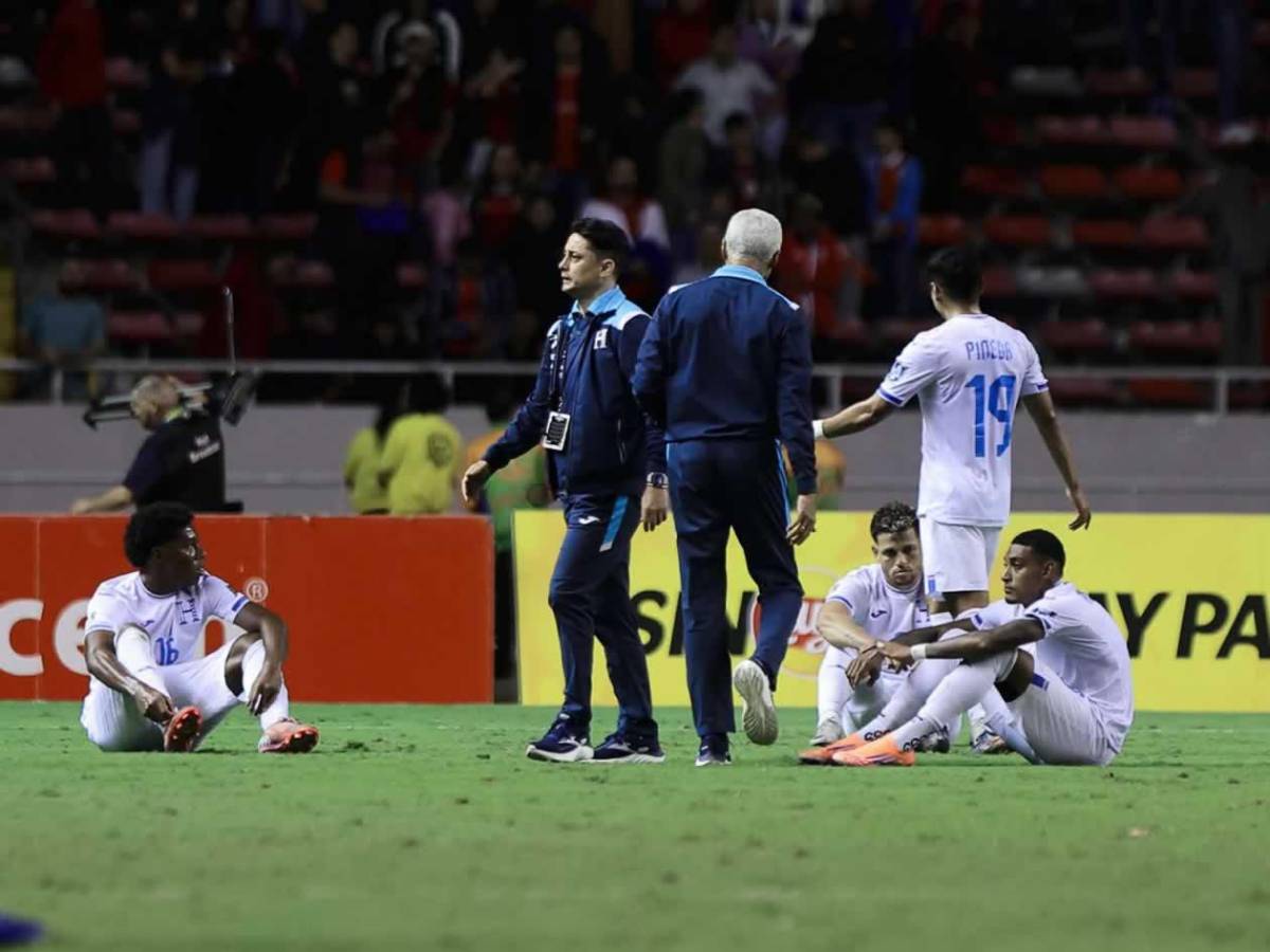 Honduras, afuera del Mundial: decepción, llanto de Rueda y bronca en Costa Rica