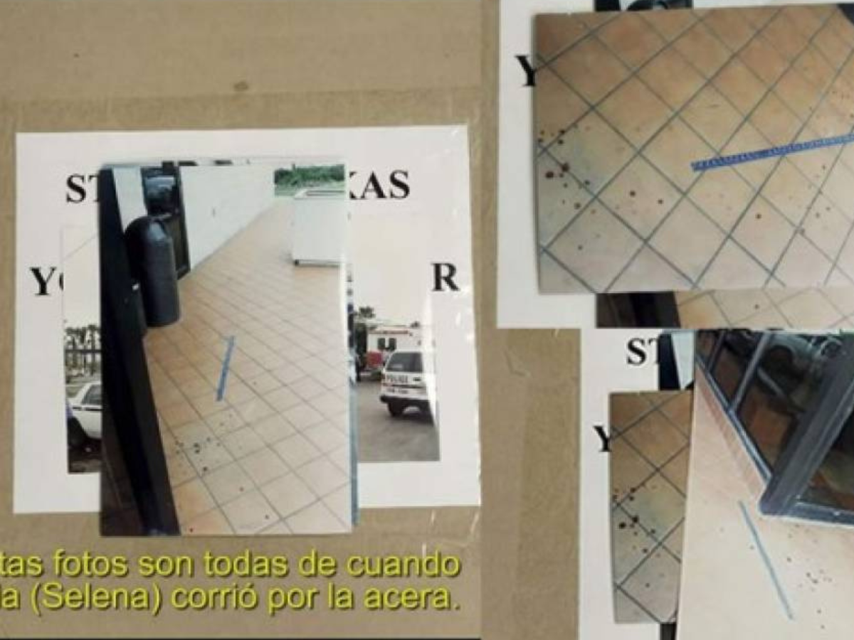 Las fotos nunca antes vistas del asesinato de Selena Quintanilla