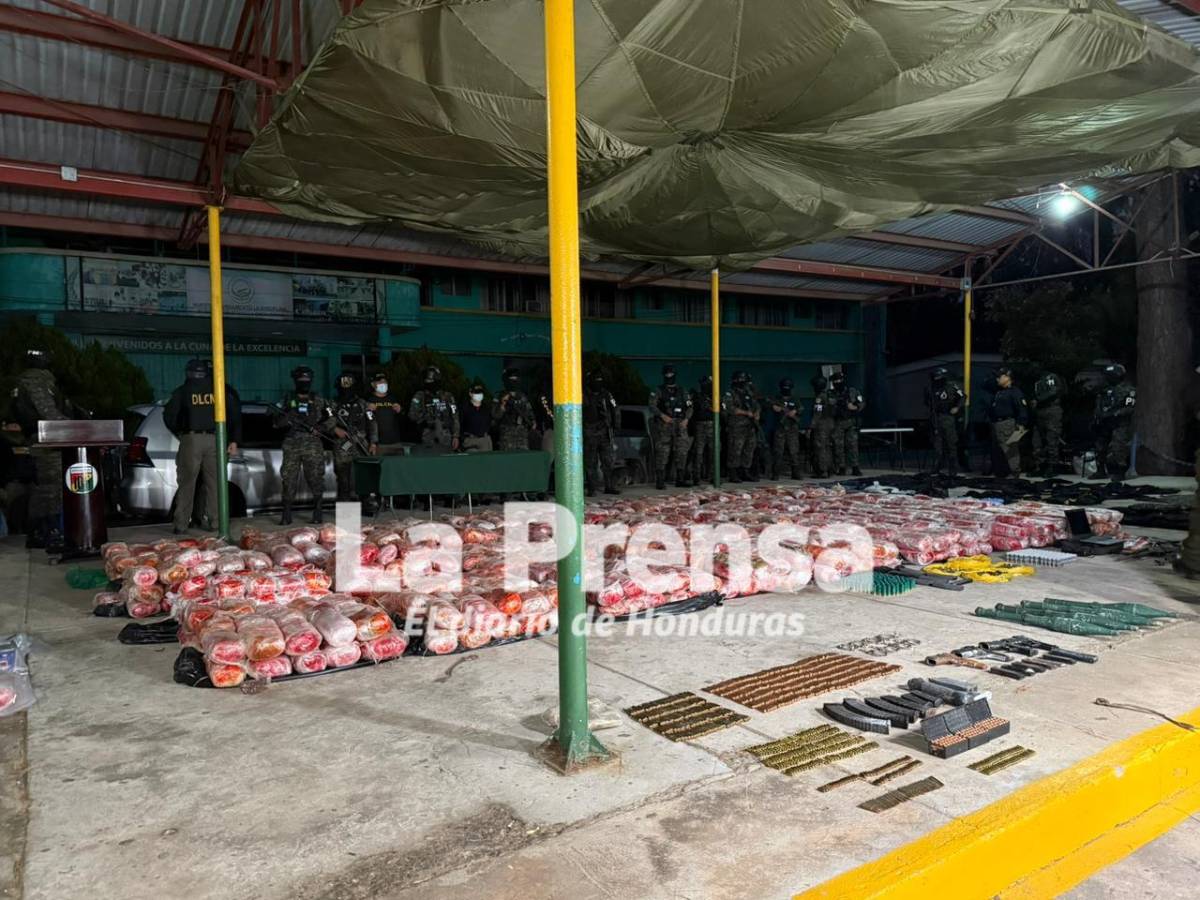 Armas y drogas decomisadas a la MS fueron enviadas por sanguinario cartel mexicano
