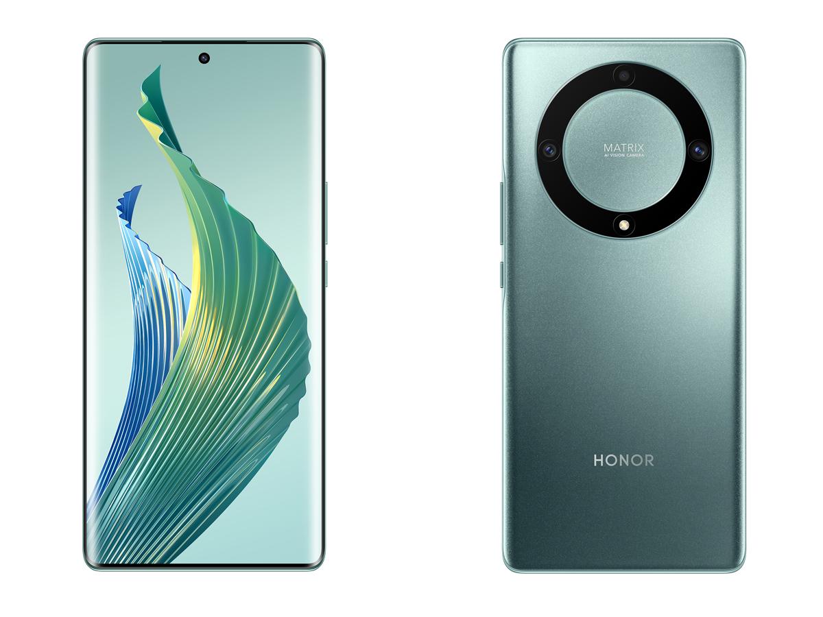 HONOR Magic5 Lite está disponible en colores gris y verde.