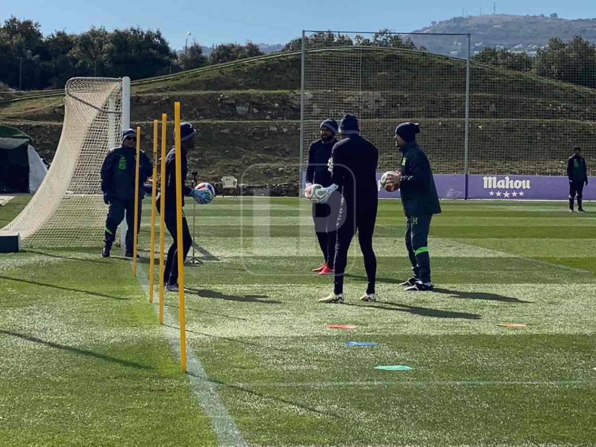 Último entreno de Honduras en sede del Atlético y nuevo look de Palma vs Perú