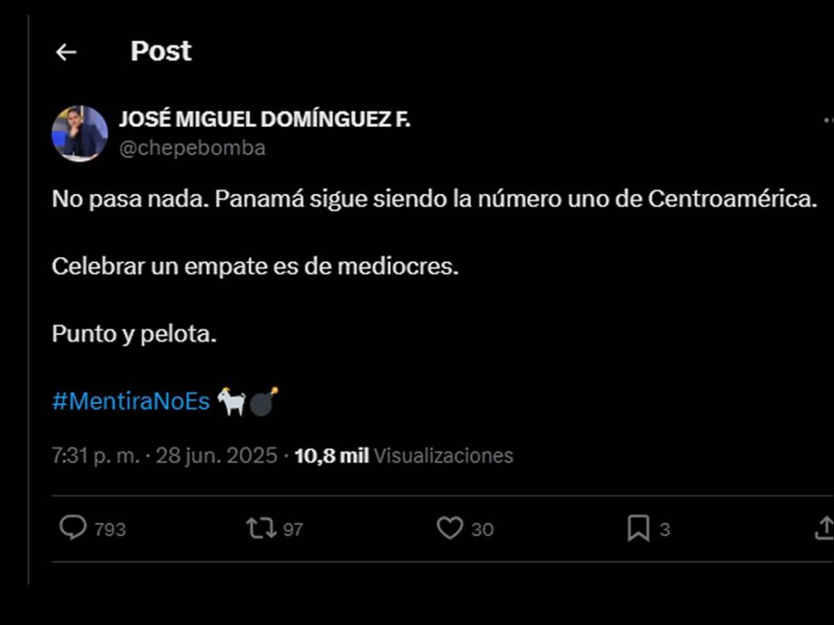 En Panamá reaccionan dolidos tras eliminación vs Honduras: ponen en su lugar a 'ChepeBomba'