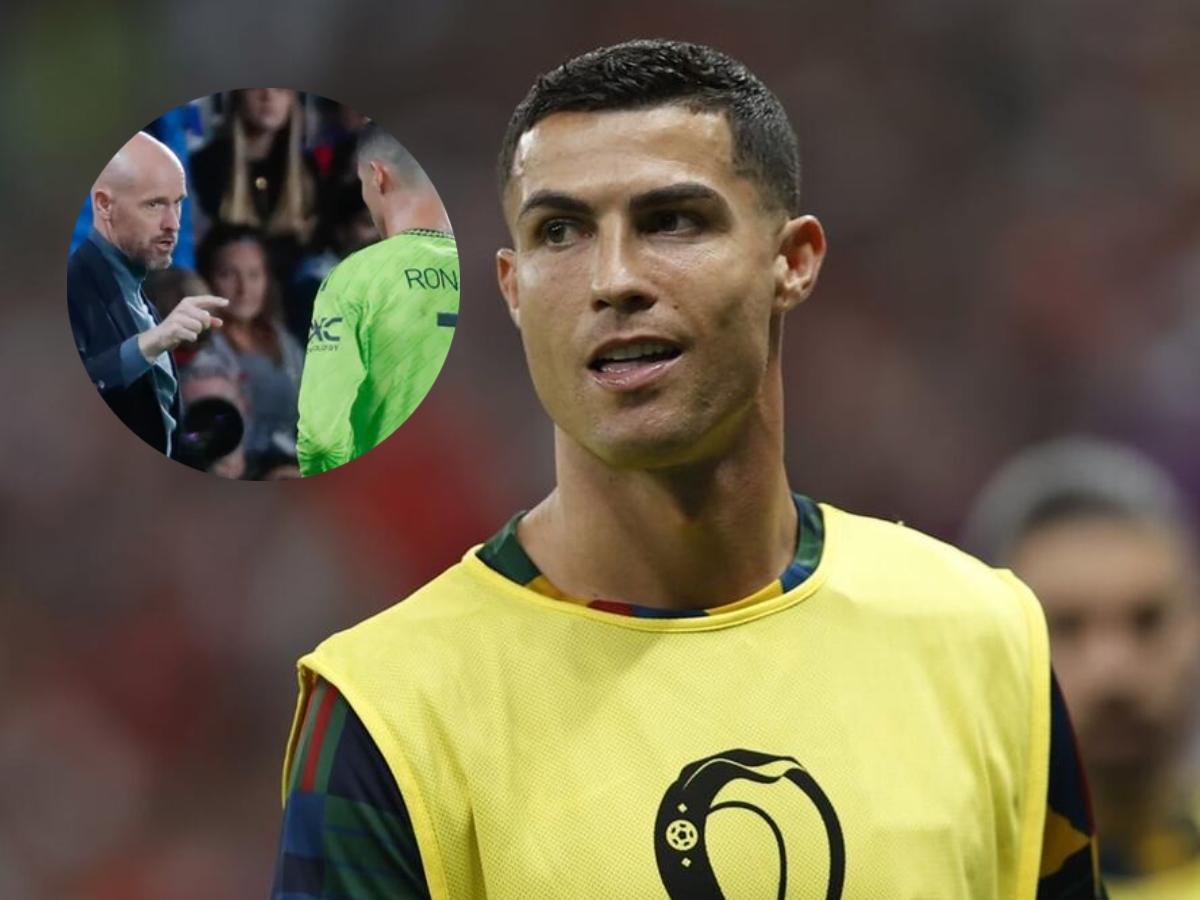 Erik Ten Hag le responde a Cristiano Ronaldo: “Él está lejos, en Arabia”