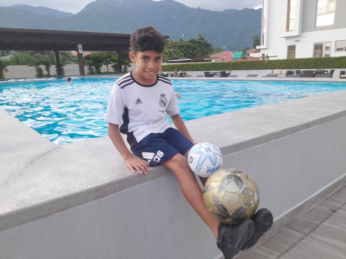 Niño sampedrano recibe especial invitación del Real Madrid