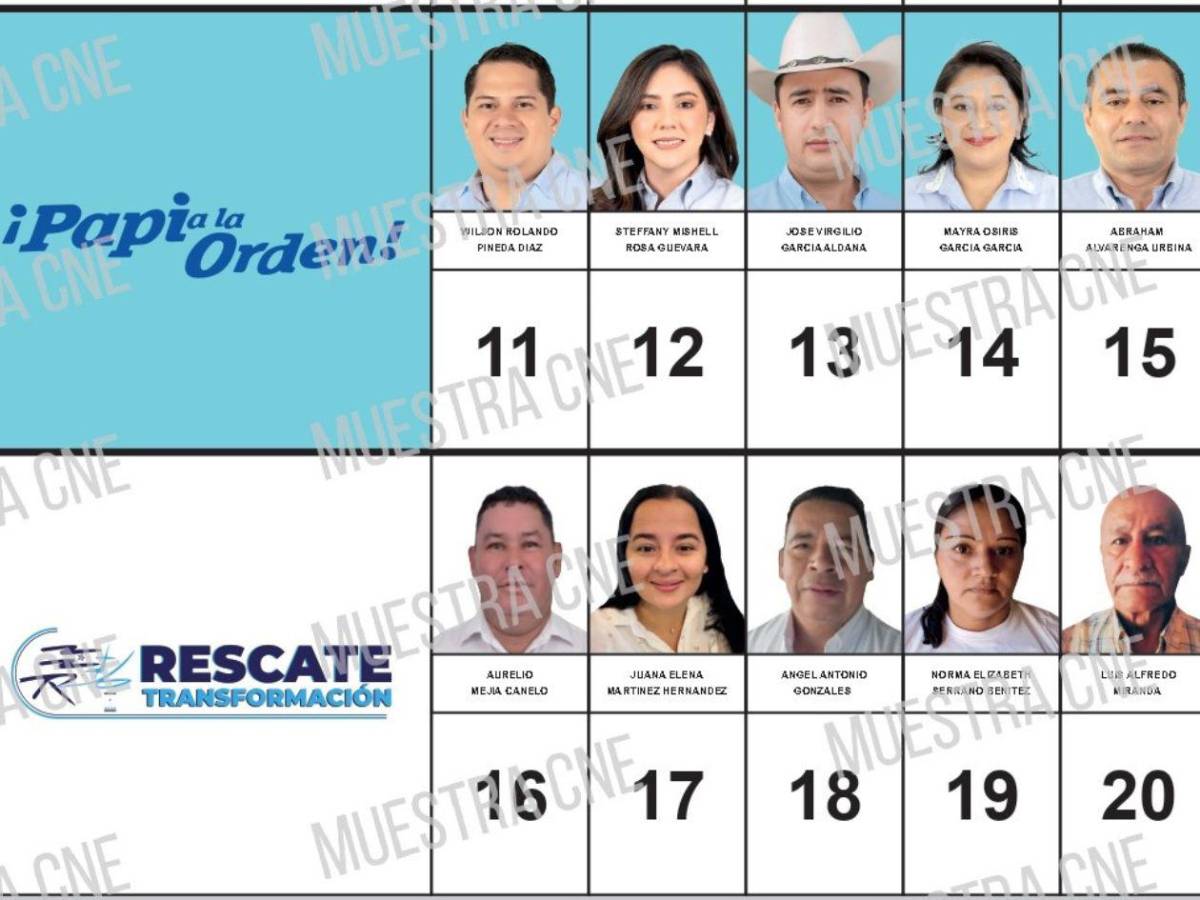 Aspiran a ser diputados del departamento de Lempira