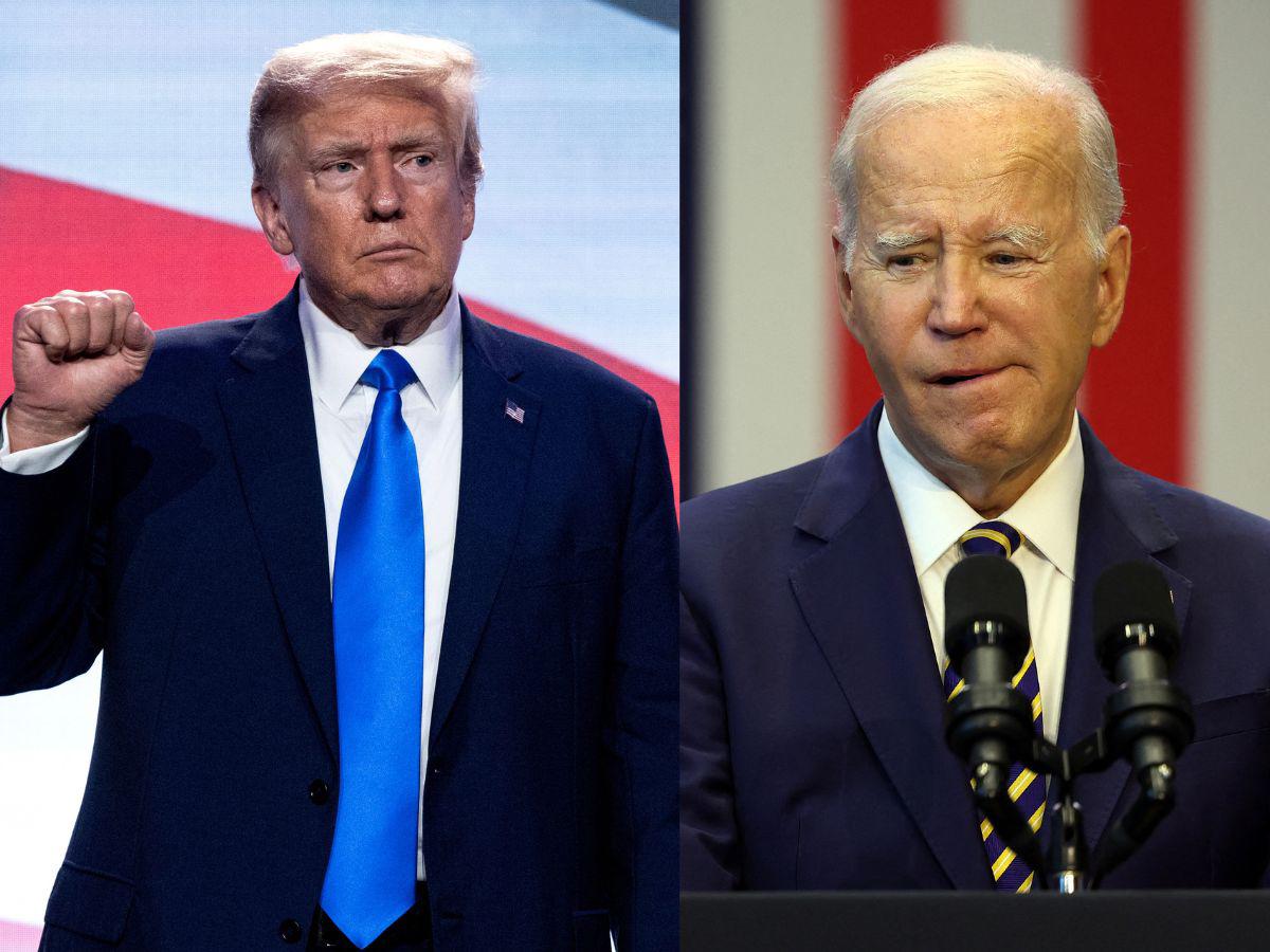 Trump tilda a Joe Biden de incompetente en la presidencia