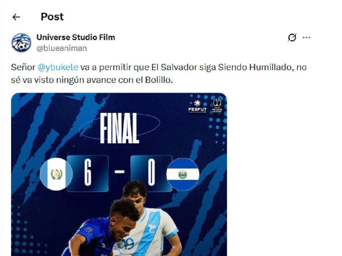 El Salvador no aguanta más tras humillación de Guatemala: Petición a Bukele