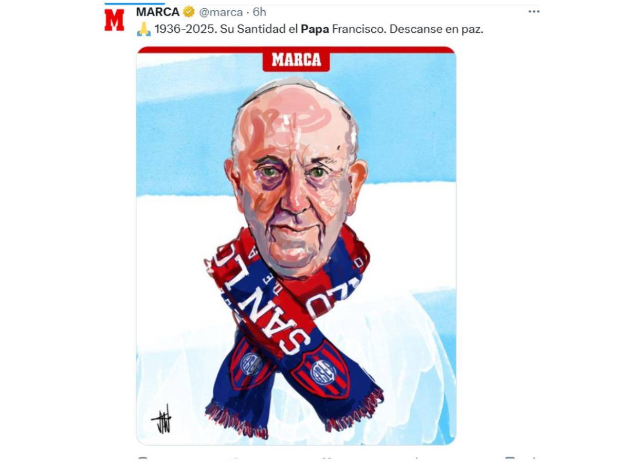 Messi consternado: el mundo del fútbol reacciona a la muerte del Papa